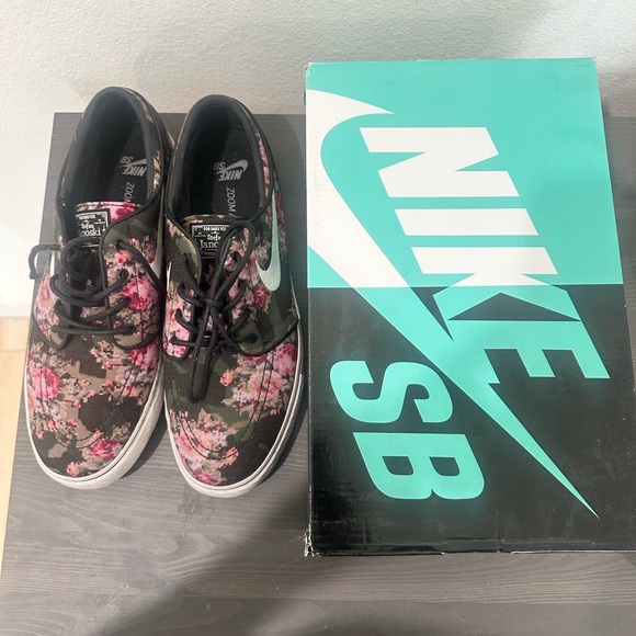 NIKE SB ZOOM STEFAN JANOSKI PR "DIGI FLORAL" MULTI COLOR-BLACK SZ 11.5 - Picture 10 of 12